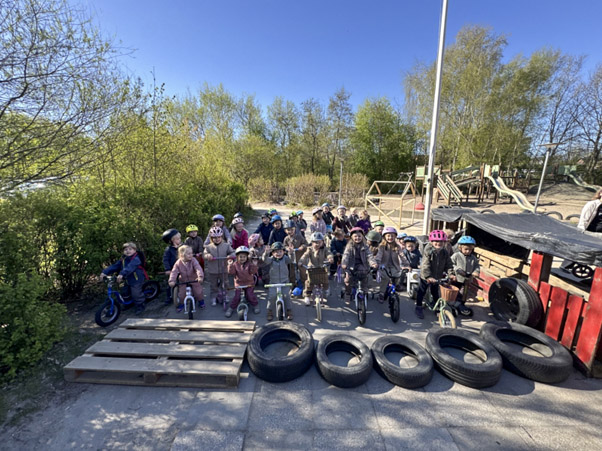 Cykeldag i Børnehuset Birkebo