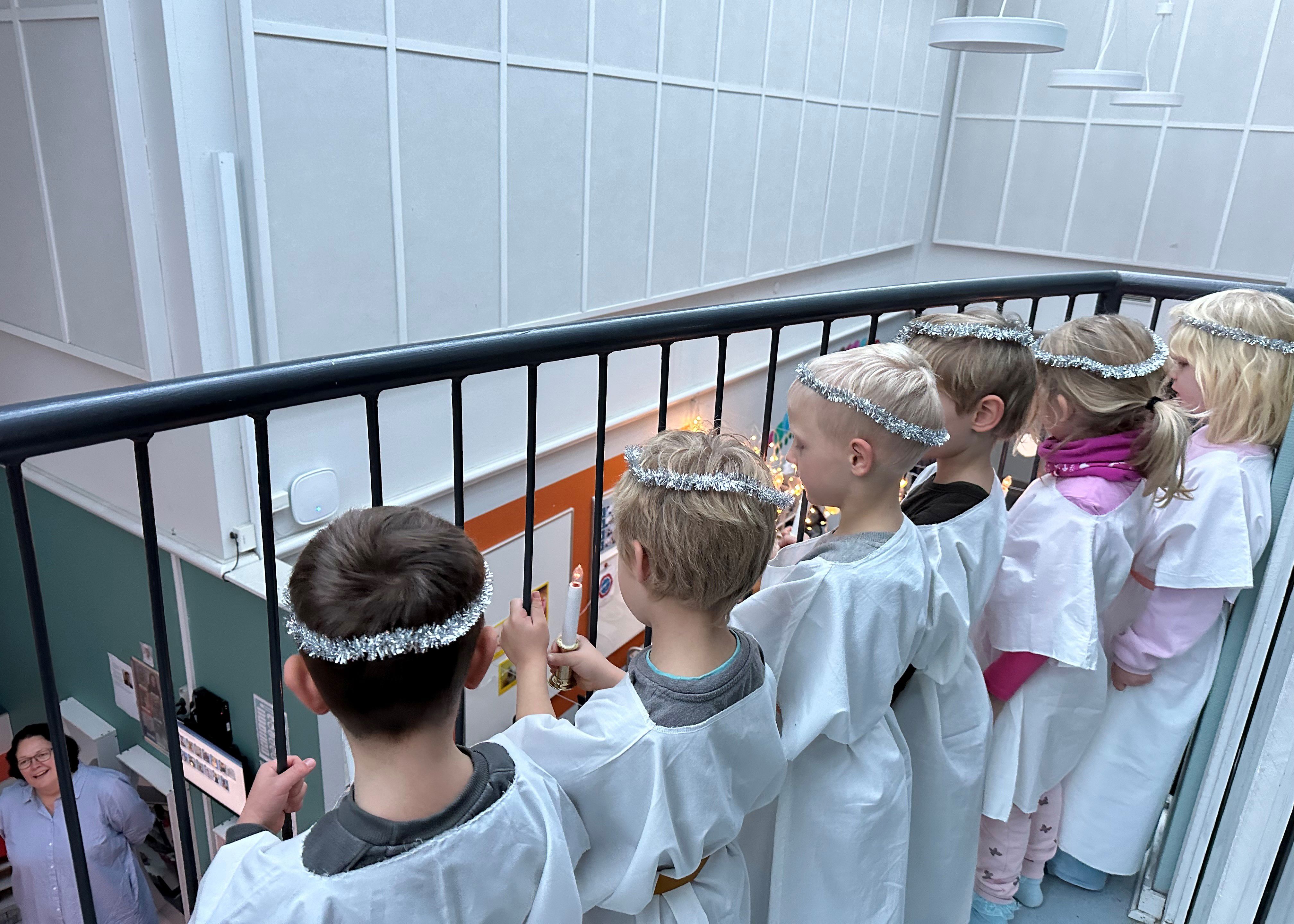 Børn i Børnehuset Birkebo